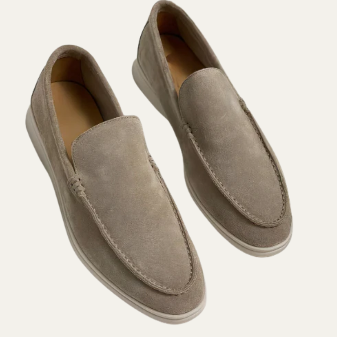 VogeLuxe | Men’s Minimalist Suede Loafers
