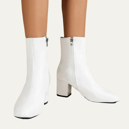 VogeLuxe | Women’s Patent Leather Ankle Boots