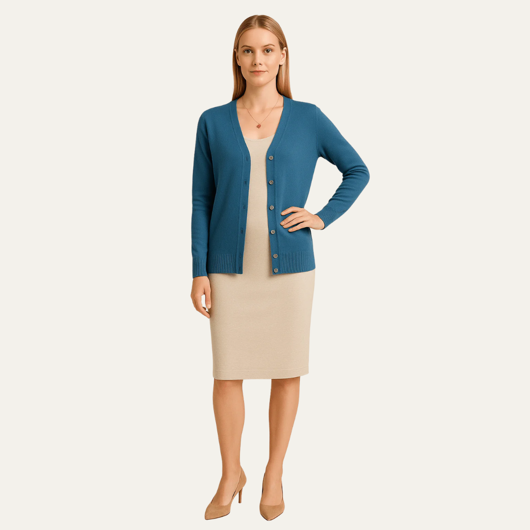 VogeLuxe | Women’s Classic Button-Front Cardigan