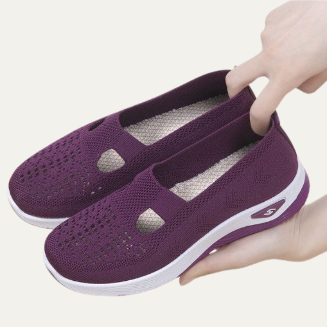 VogeLuxe | Women’s Breathable Mesh Slip On Low Top Sneakers