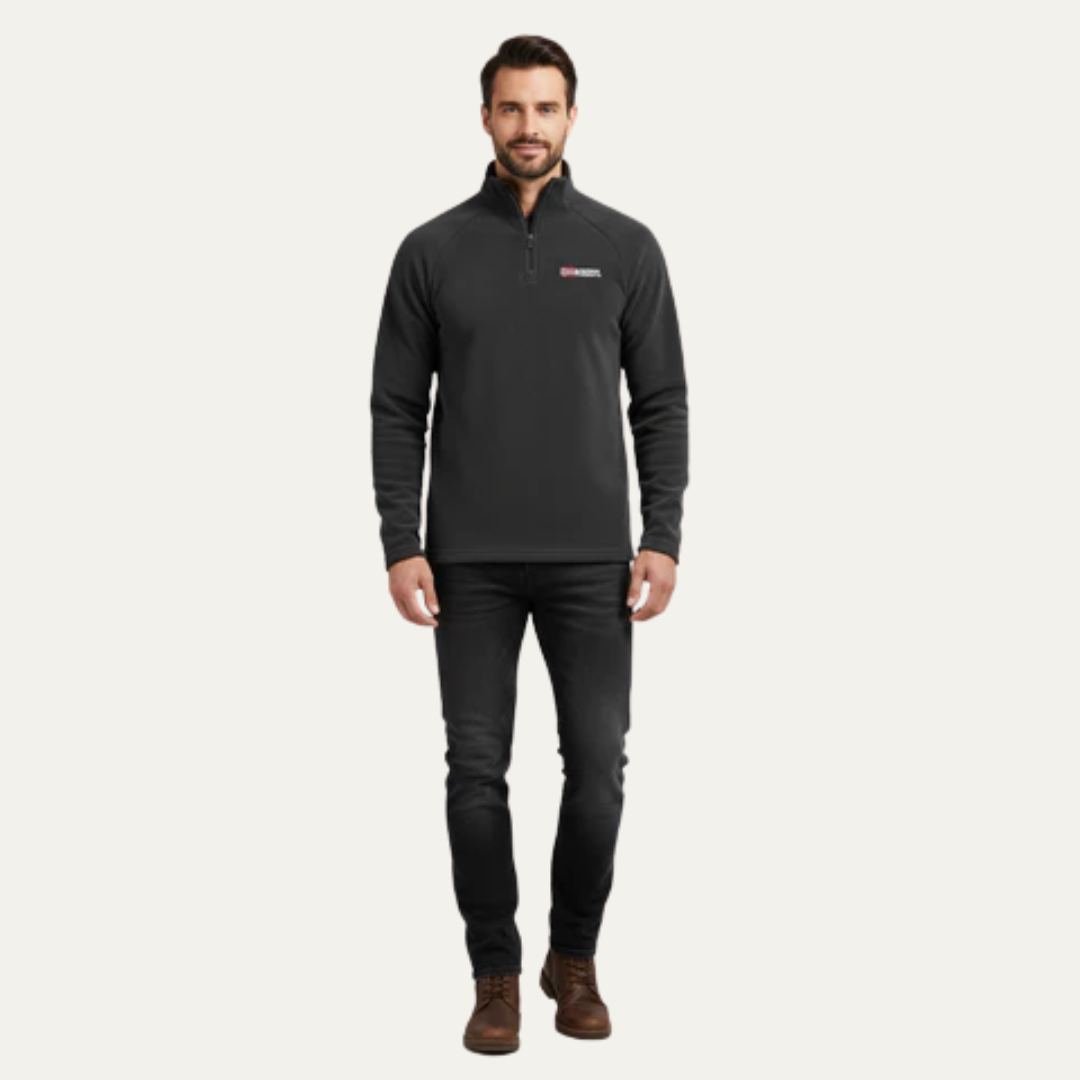 VogeLuxe | Men’s Cozy Fleece Quarter-Zip Pullover