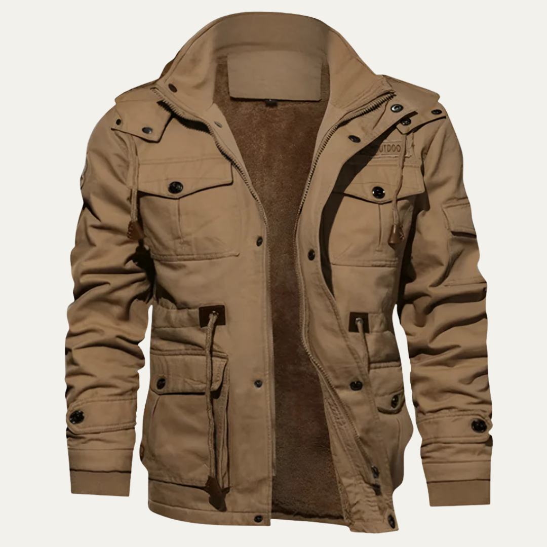 VogeLuxe | Men’s Winter Multi Pocket Cargo Jacket