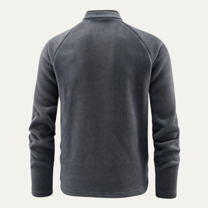 VogeLuxe | Men’s Cozy Fleece Quarter-Zip Pullover