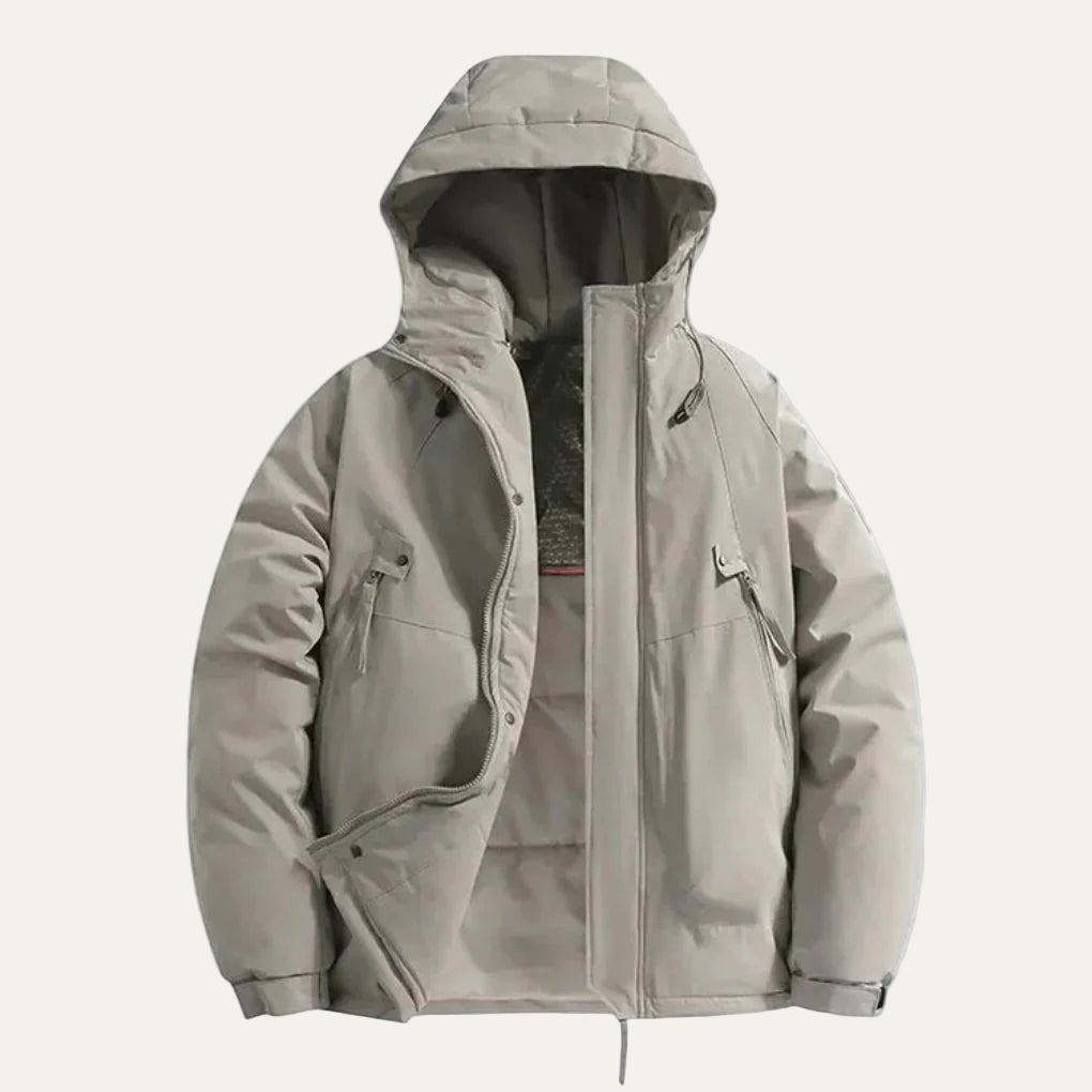 VogeLuxe | Men’s Thickened Warm Hooded Winter Parka