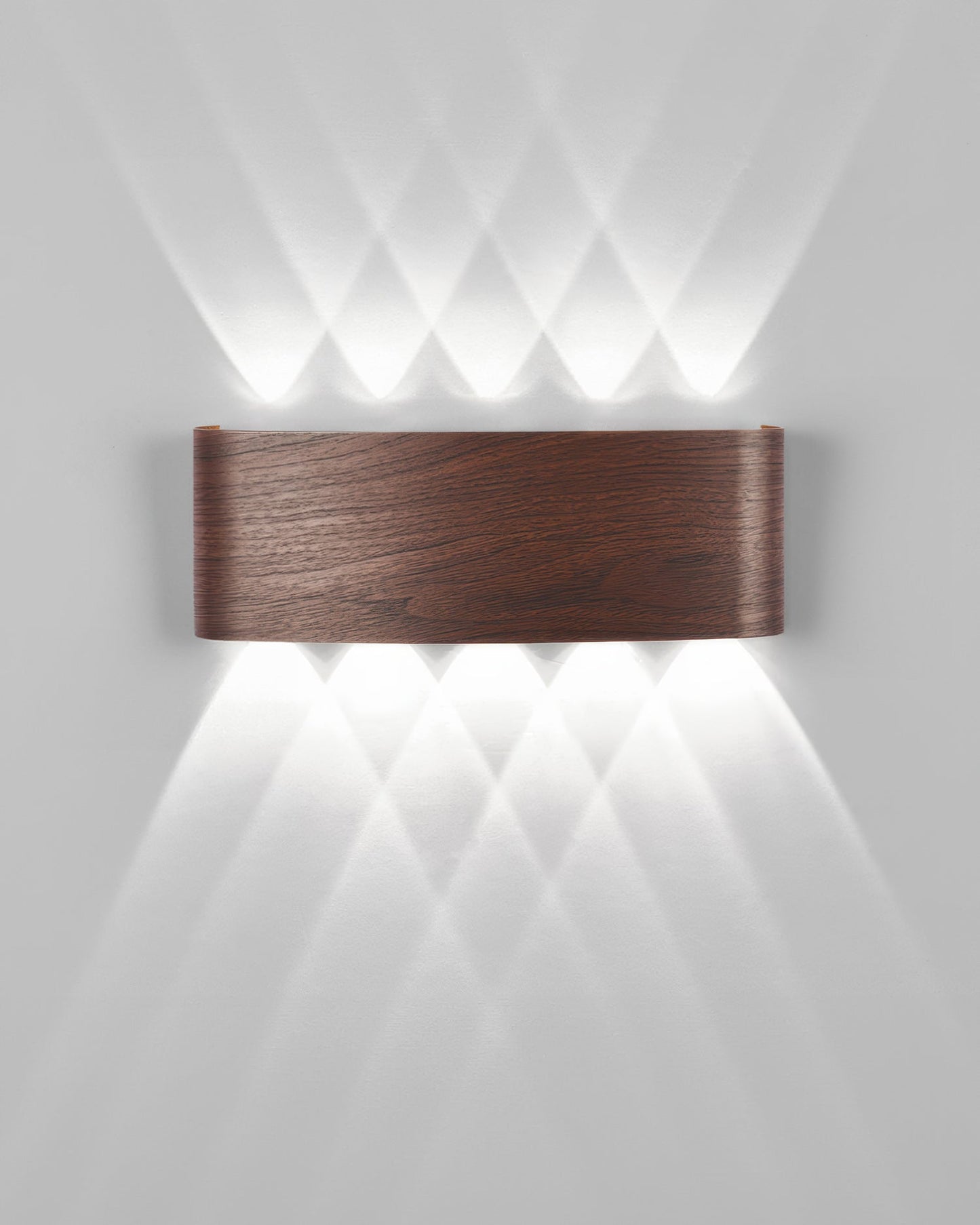 Rustic Wooden LED Outdoor Wall Light Waterproof