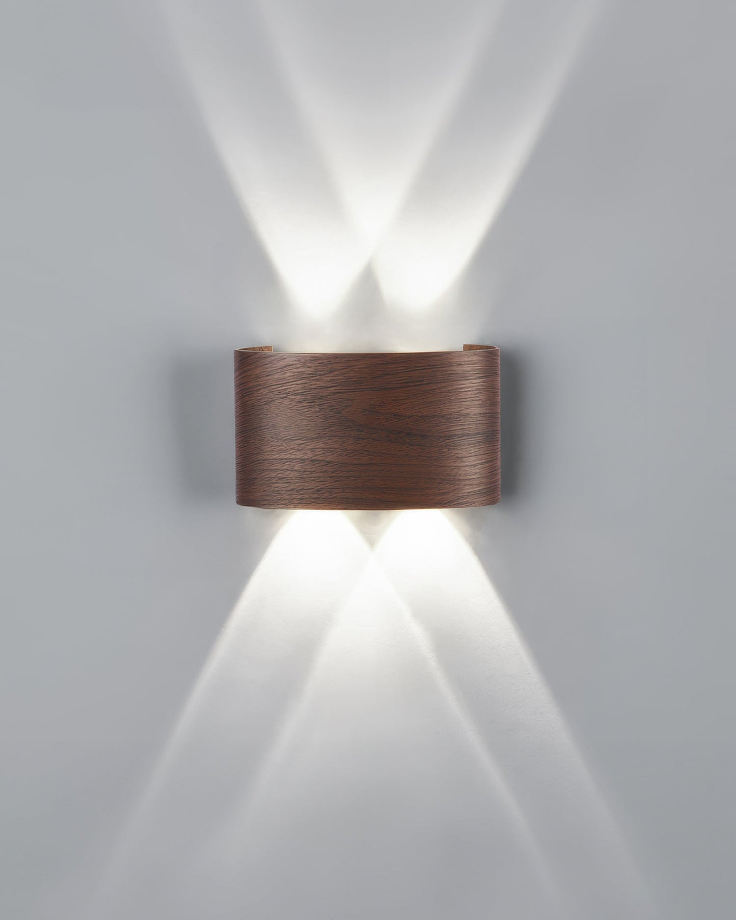 Rustic Wood LED Outdoor Wall Light Waterproof