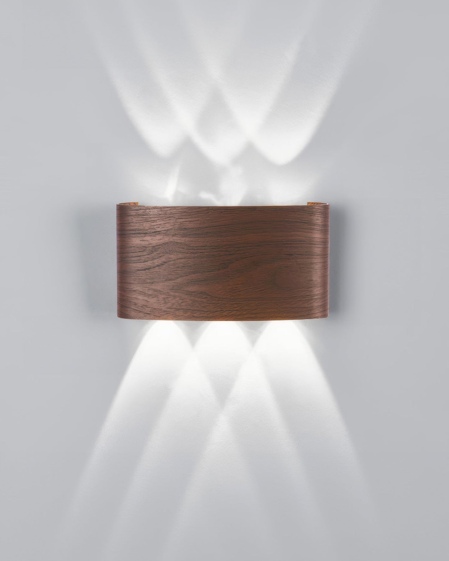 Rustic Wood LED Outdoor Wall Light Waterproof