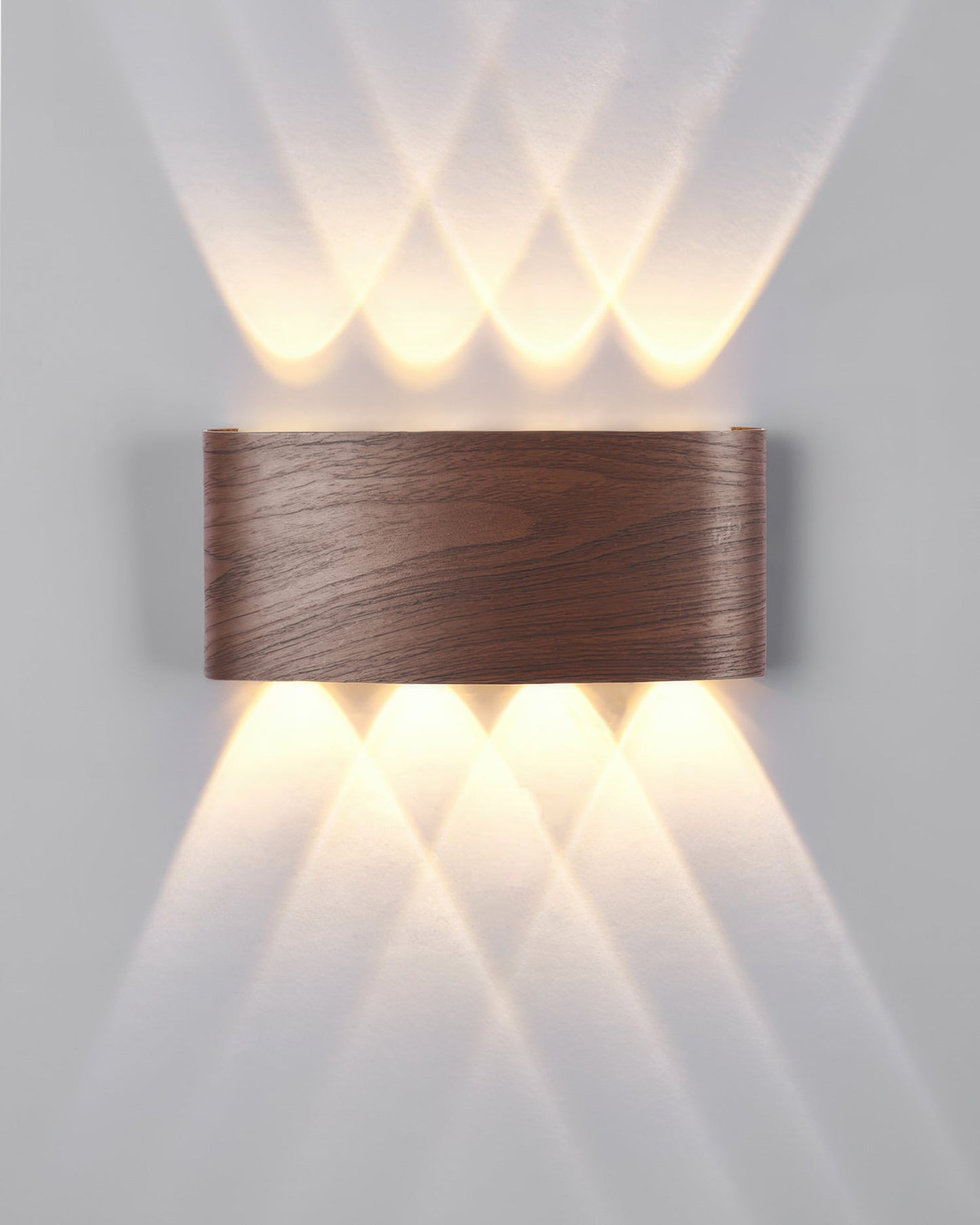 Rustic Wood LED Outdoor Wall Light Waterproof