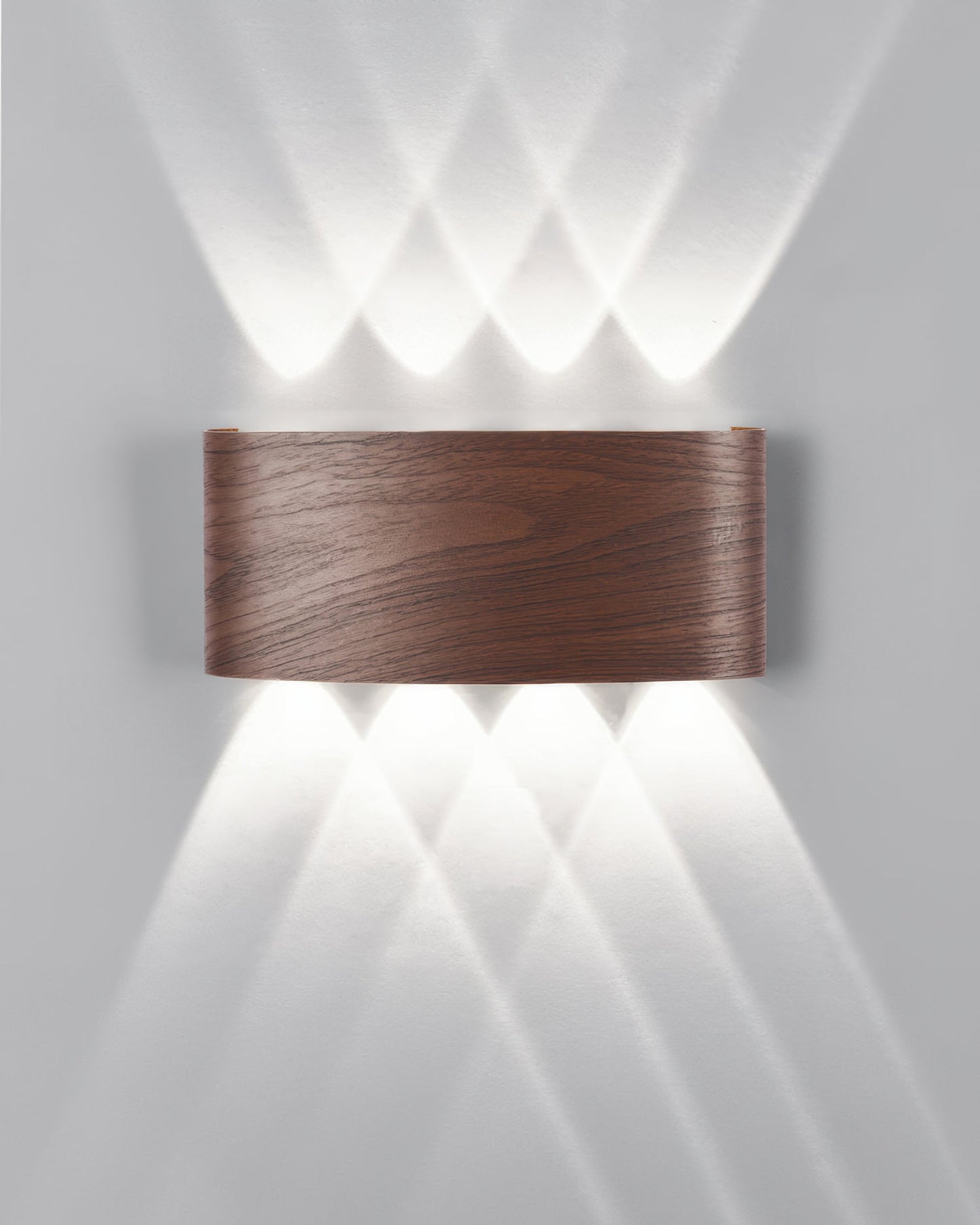 Rustic Wooden LED Outdoor Wall Light Waterproof