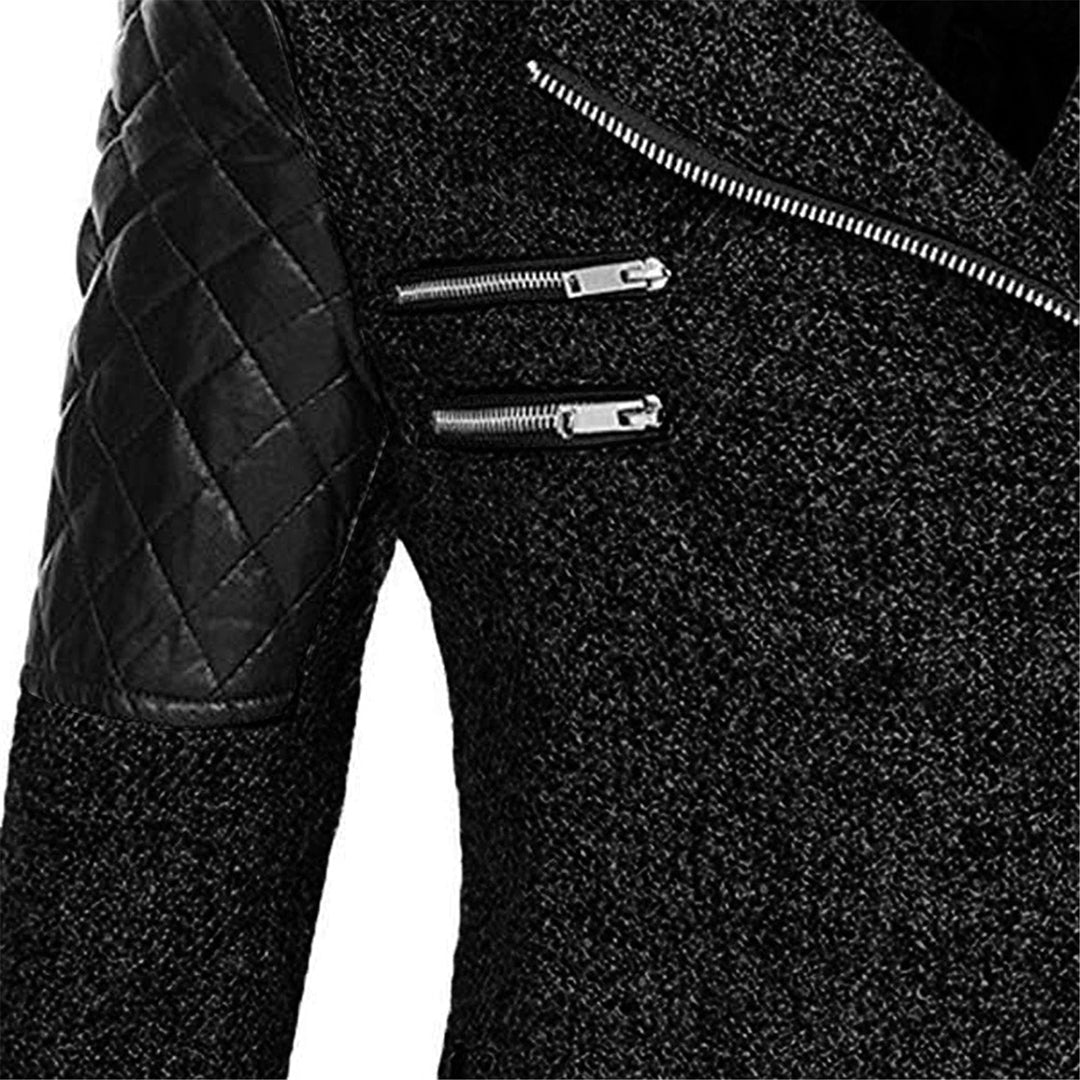 VogeLuxe | Women’s Mid Length Asymmetrical Zip Winter Coat
