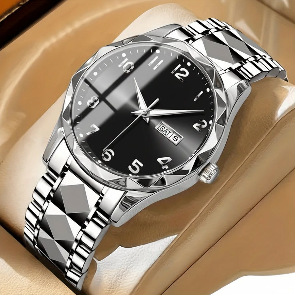 Men's Athletic Titanium Chrono Sports Watch