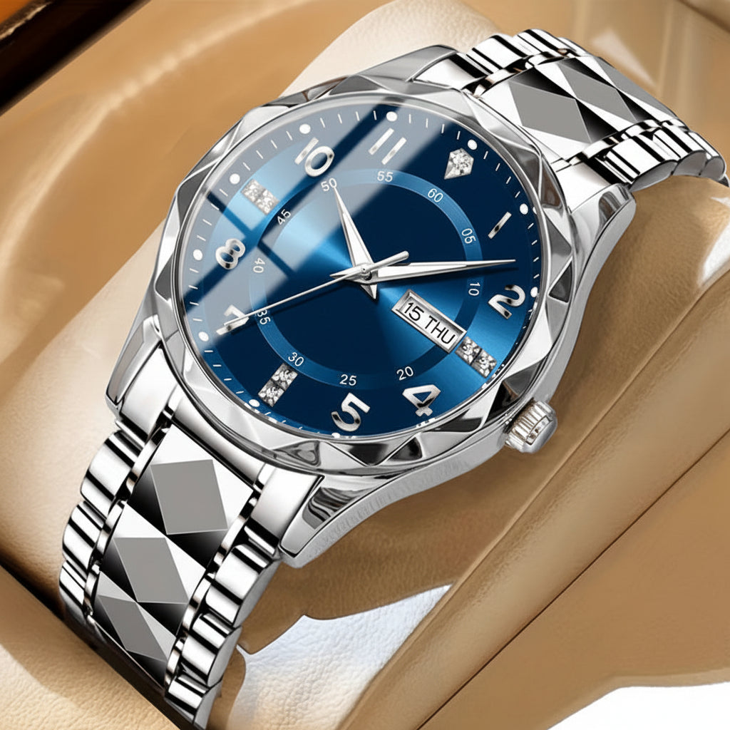 Men's Athletic Titanium Chrono Sports Watch