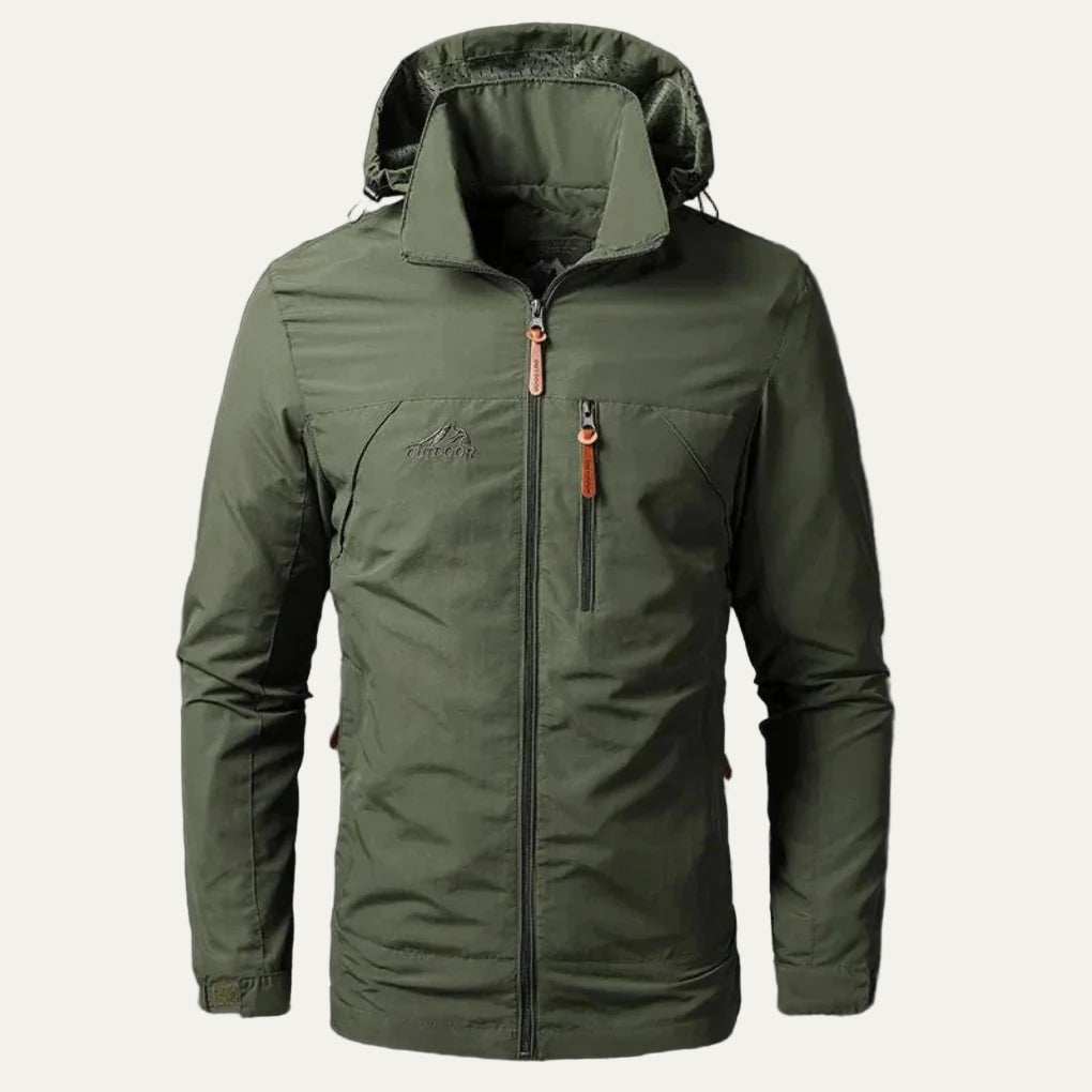 VogeLuxe | Men’s Waterproof Military Hooded Windbreaker