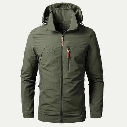 VogeLuxe | Men’s Waterproof Military Hooded Windbreaker