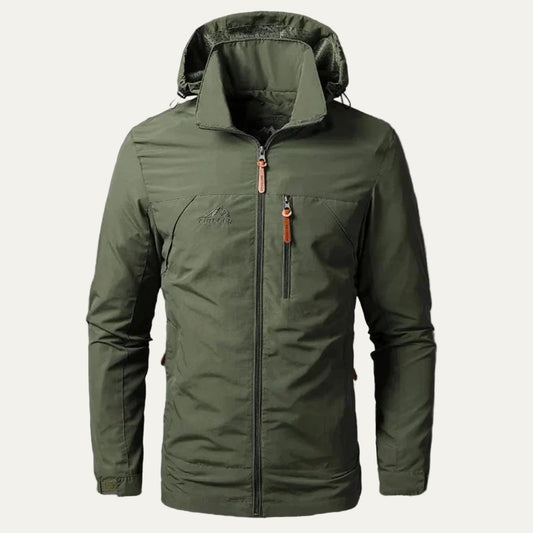 VogeLuxe | Men’s Waterproof Military Hooded Windbreaker
