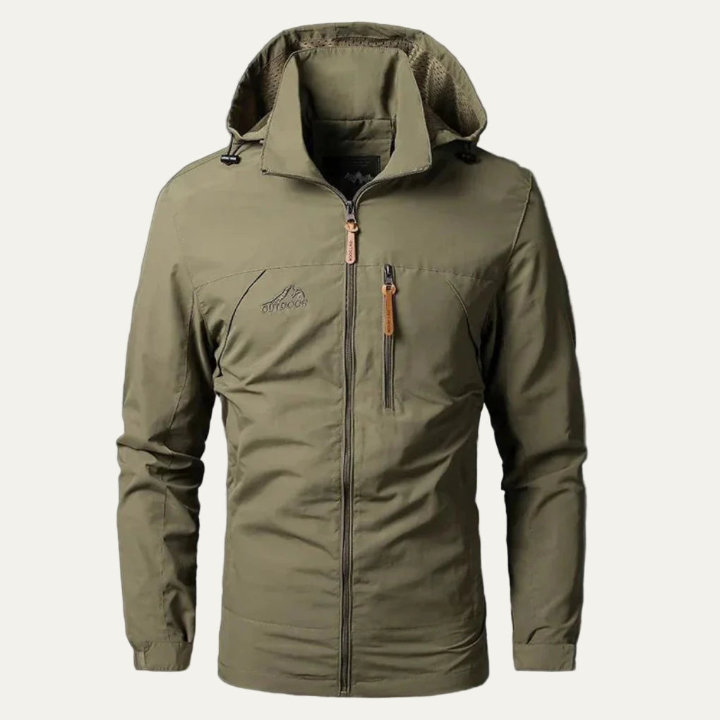 VogeLuxe | Men’s Waterproof Military Hooded Windbreaker