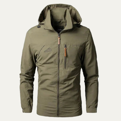 VogeLuxe | Men’s Waterproof Military Hooded Windbreaker