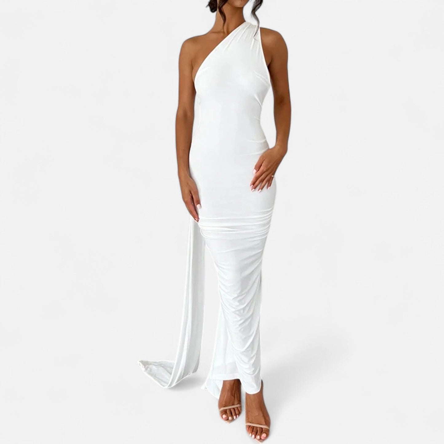 Elegant Tie Back Formal Gown for Women