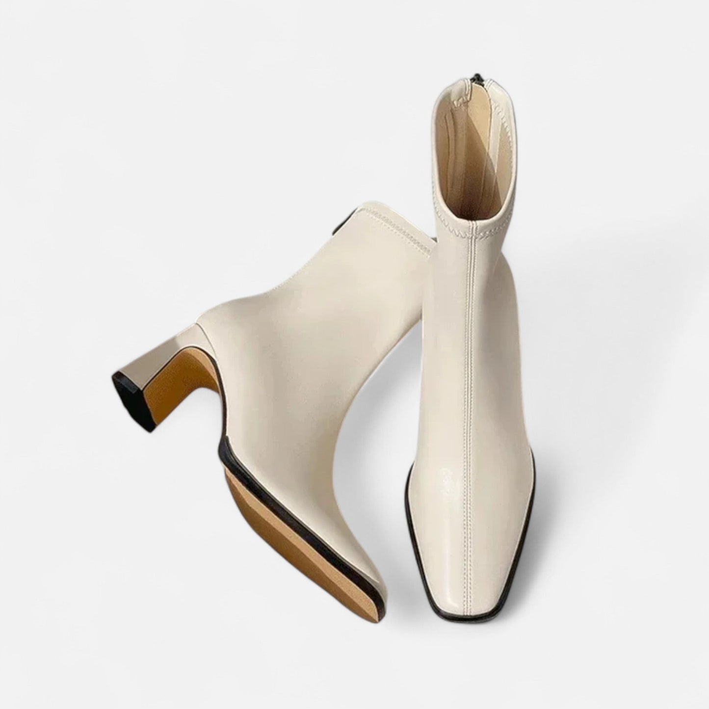 Classic Ladies Block Heel Ankle Boots