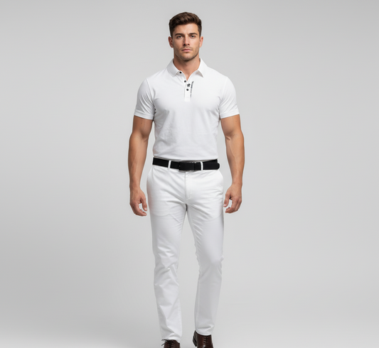 Classic Cotton Men's Polo Shirt - VogeLuxe