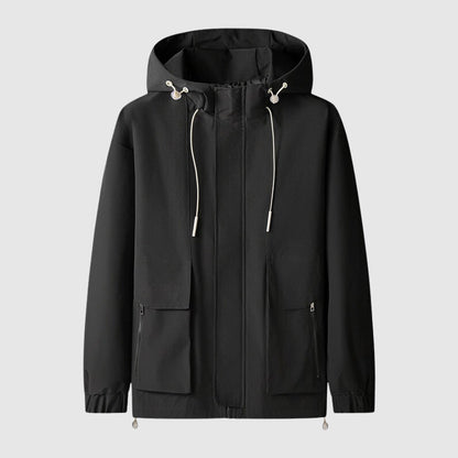 VogeLuxe | Men’s Technical Utility Jacket with Cargo Chest Pockets