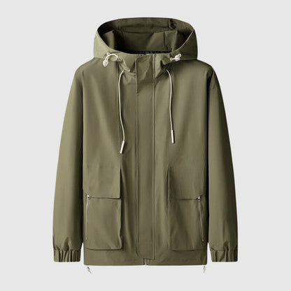 VogeLuxe | Men’s Technical Utility Jacket with Cargo Chest Pockets