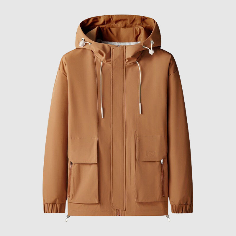 VogeLuxe | Men’s Technical Utility Jacket with Cargo Chest Pockets