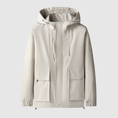 VogeLuxe | Men’s Technical Utility Jacket with Cargo Chest Pockets