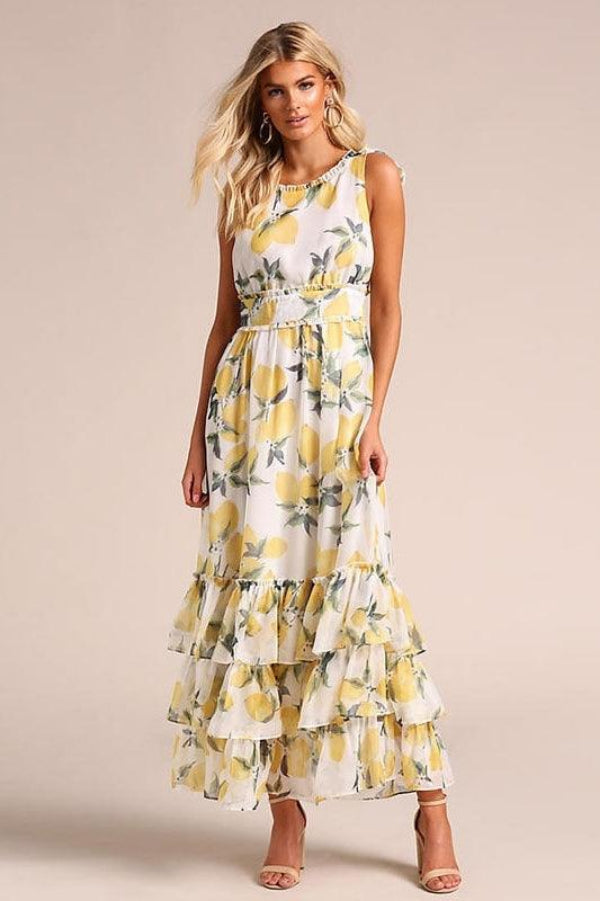 Comfy Summer Floral Maxi Dress - BritishElegance