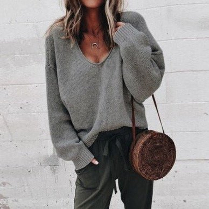 Cozy Women's Soft Knit Winter Sweater - BritishElegance