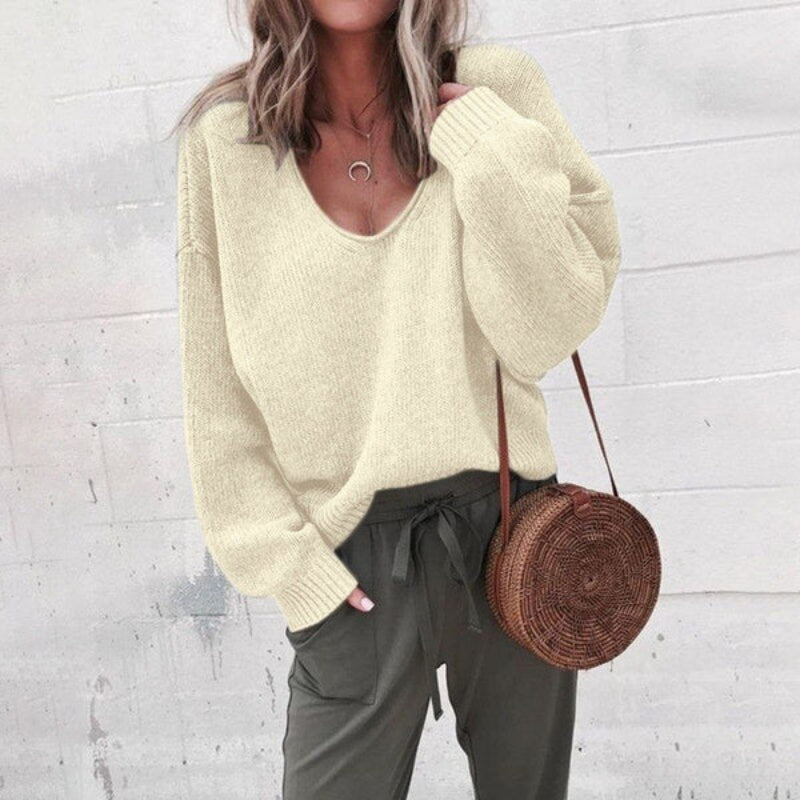 Cozy Women's Soft Knit Winter Sweater