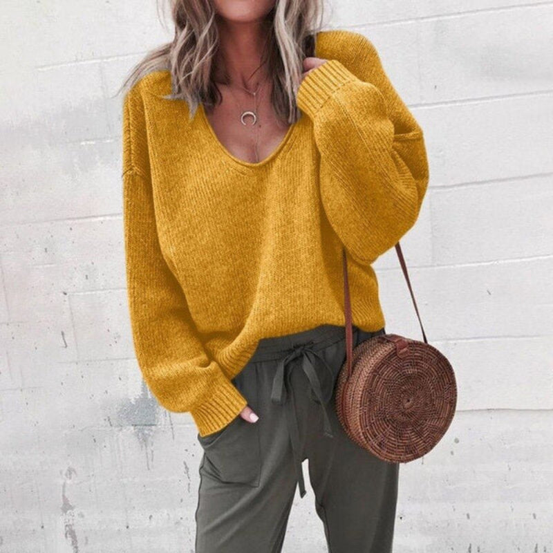 Cozy Women's Soft Knit Winter Sweater