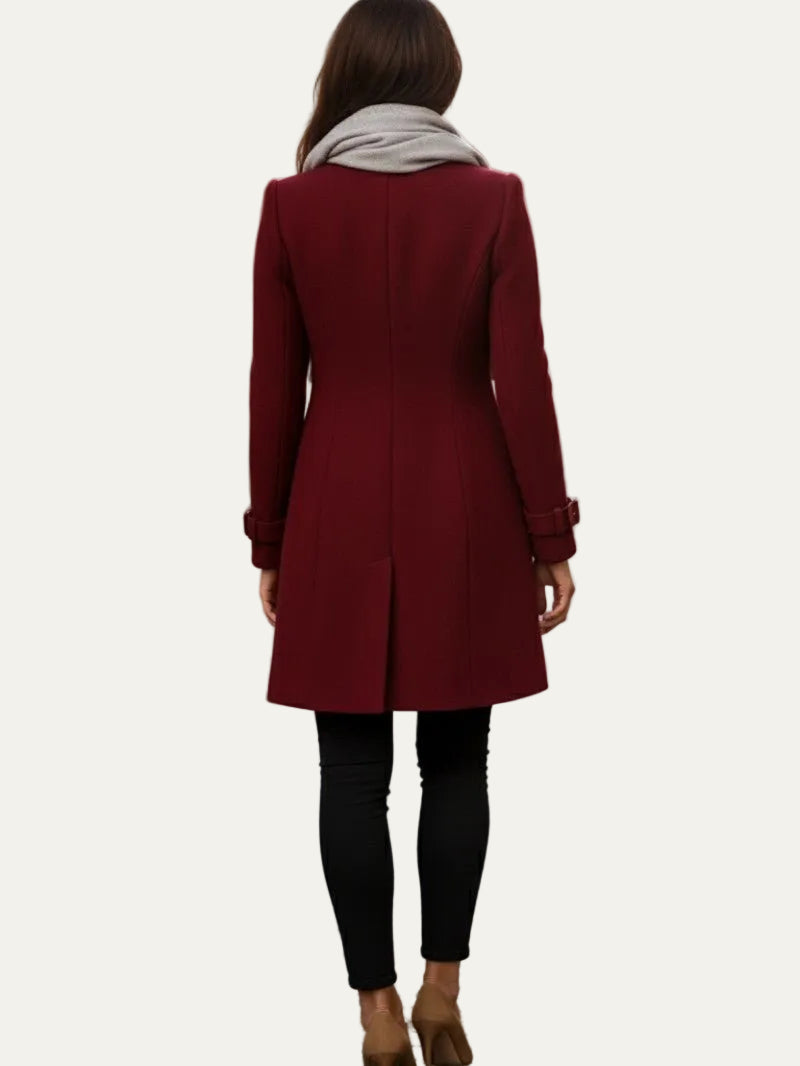 VogeLuxe | Women’s Tailored Double Breasted Pea Coat