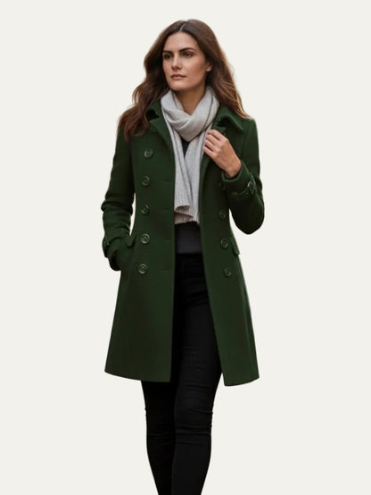 VogeLuxe | Women’s Tailored Double Breasted Pea Coat