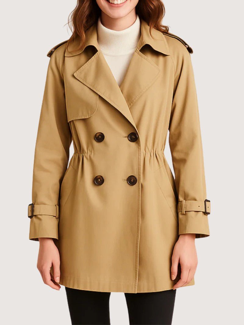 VogeLuxe | Women’s Classy Double Breasted Trench Coat