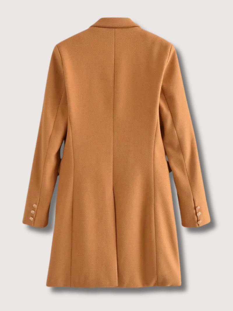 VogeLuxe | Women’s Double Breasted Tailored Wool Coat