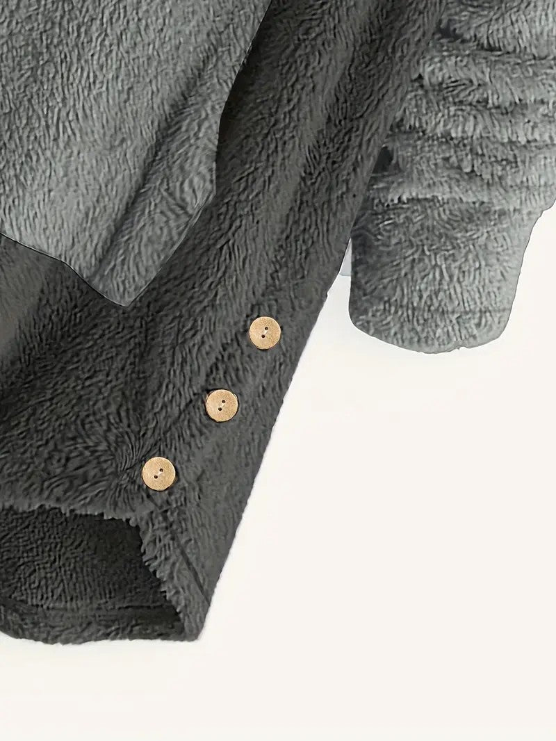 VogeLuxe | Women’s Oversized Sherpa Hoodie Blanket Sweatshirt