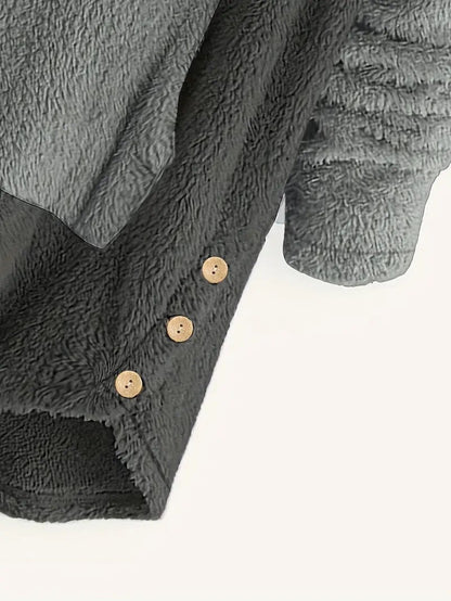 VogeLuxe | Women’s Oversized Sherpa Hoodie Blanket Sweatshirt