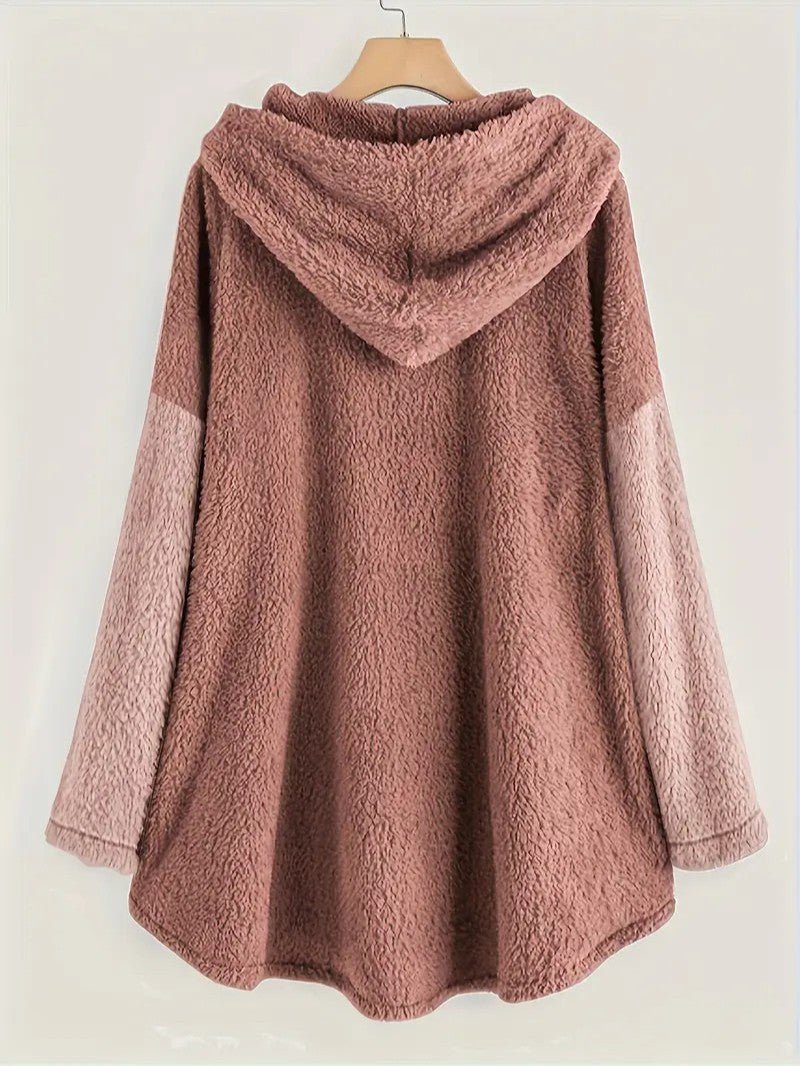 VogeLuxe | Women’s Oversized Sherpa Hoodie Blanket Sweatshirt