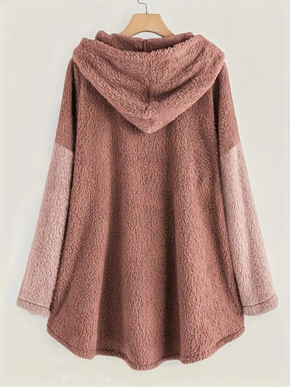 VogeLuxe | Women’s Oversized Sherpa Hoodie Blanket Sweatshirt