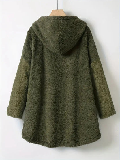 VogeLuxe | Women’s Oversized Sherpa Hoodie Blanket Sweatshirt