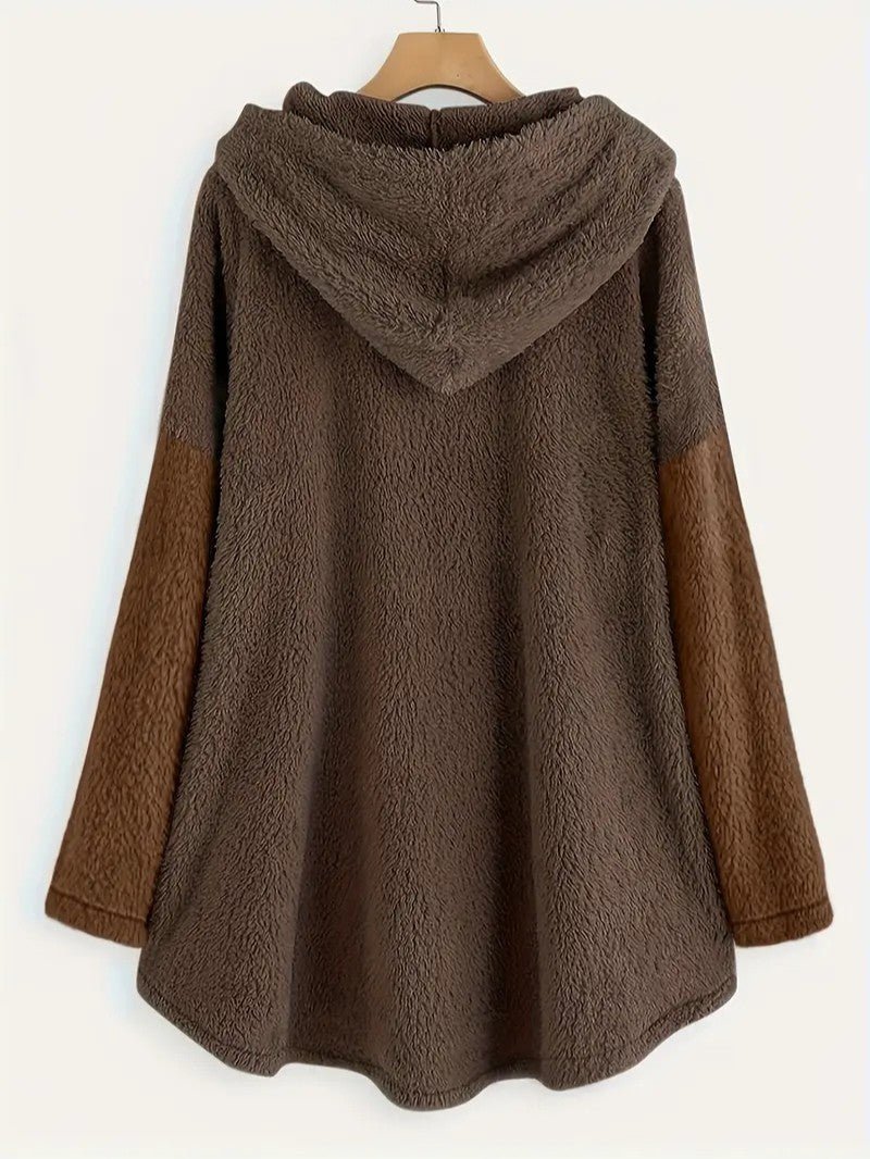 VogeLuxe | Women’s Oversized Sherpa Hoodie Blanket Sweatshirt