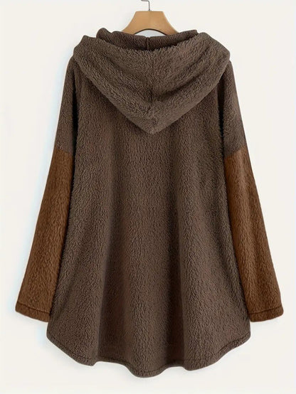 VogeLuxe | Women’s Oversized Sherpa Hoodie Blanket Sweatshirt