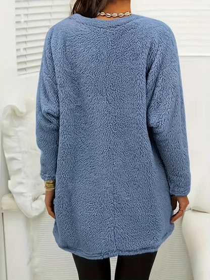 VogeLuxe | Women’s Christmas Fleece Tunic Top