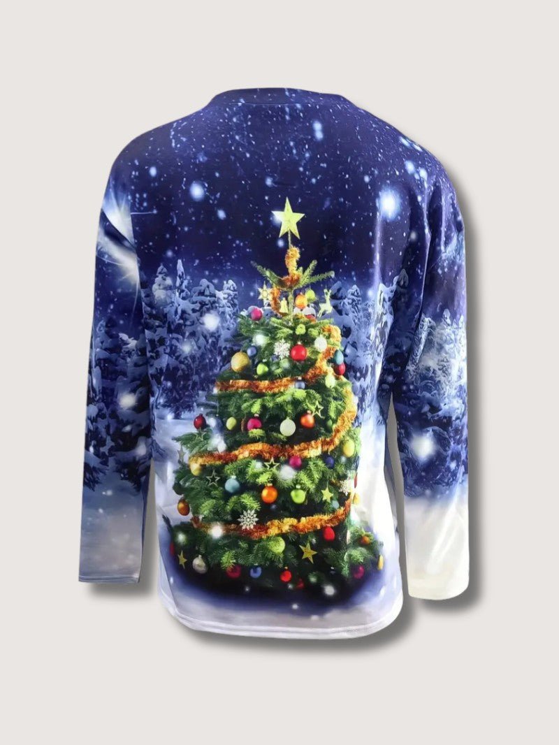 VogeLuxe | Women’s Festive Glitter Christmas Sweatshirt