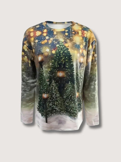 VogeLuxe | Women’s Festive Glitter Christmas Sweatshirt