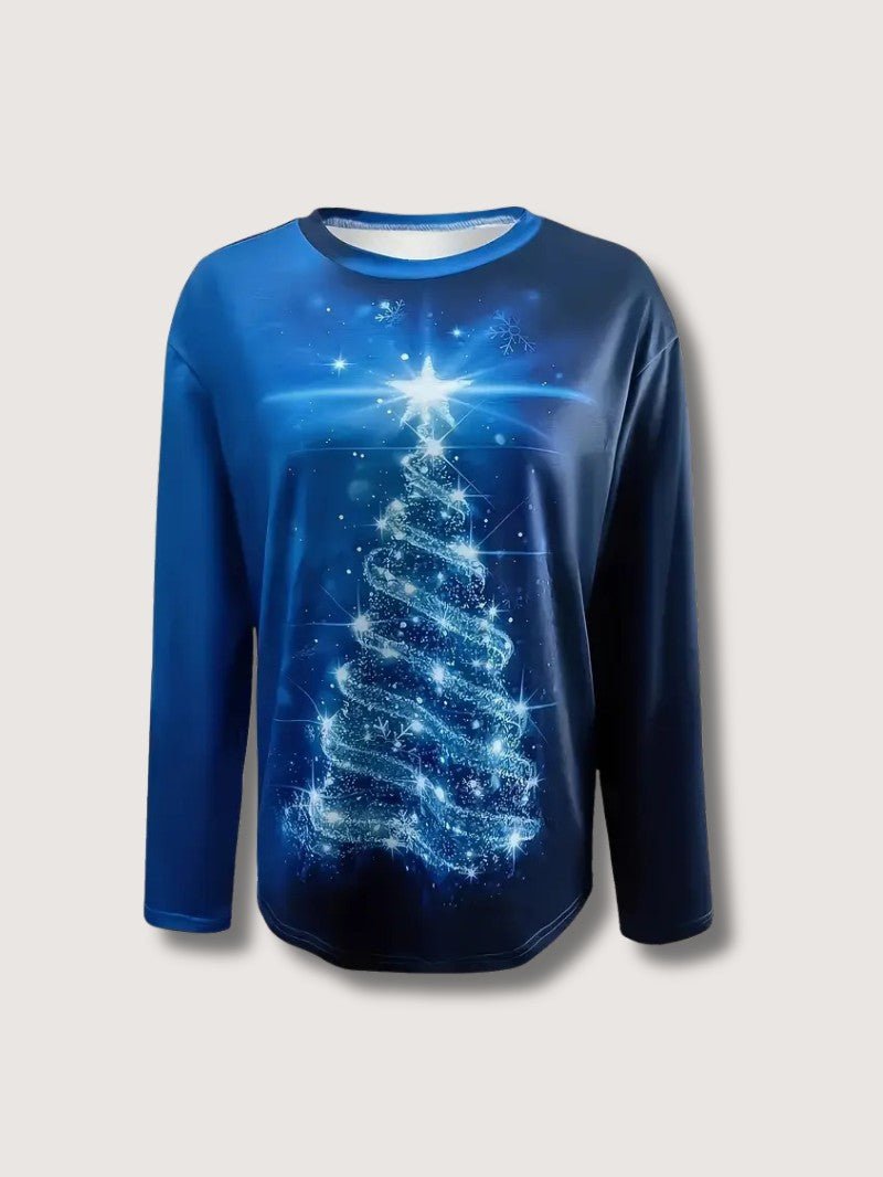 VogeLuxe | Women’s Festive Glitter Christmas Sweatshirt