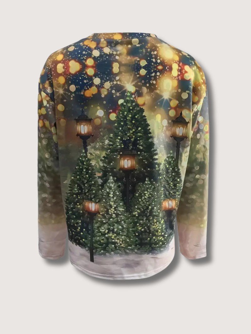 VogeLuxe | Women’s Festive Glitter Christmas Sweatshirt