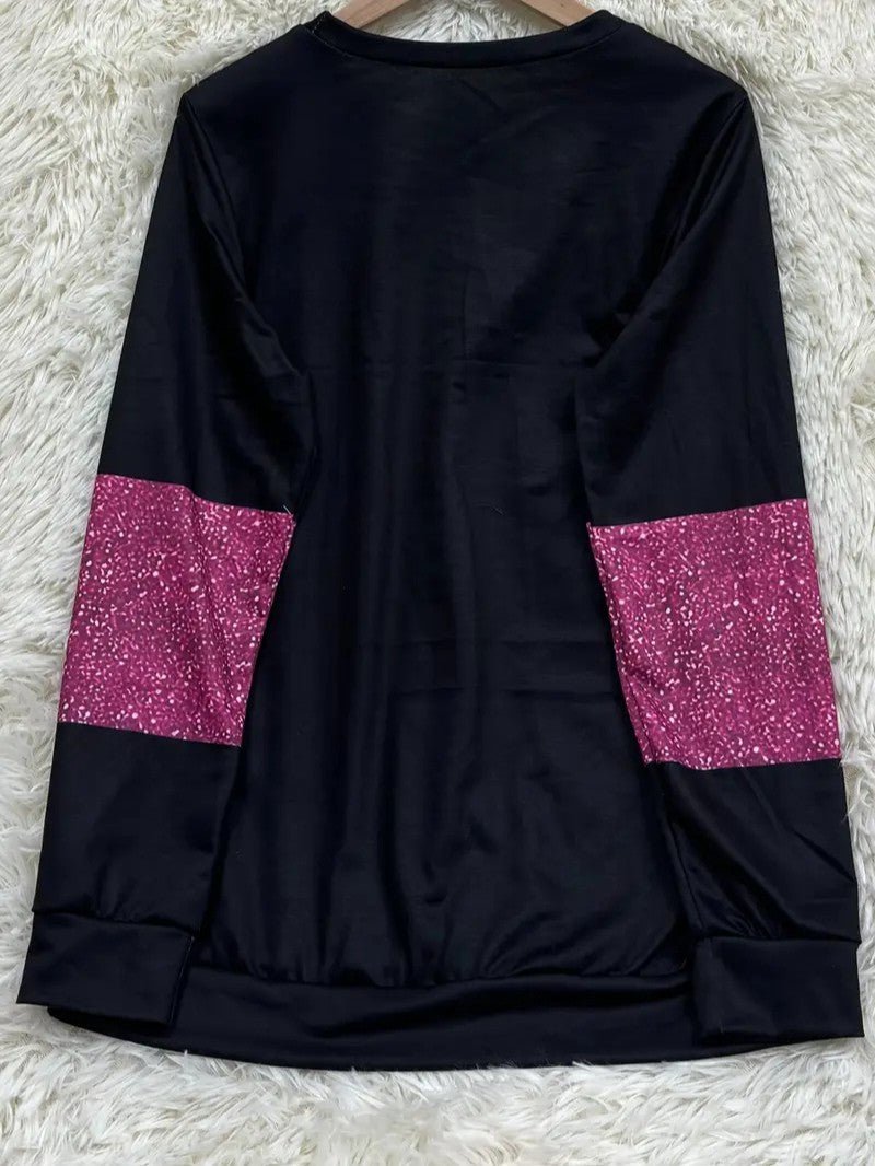 VogeLuxe | Women’s Seasonal Graphic Long Sleeve Sweatshirt