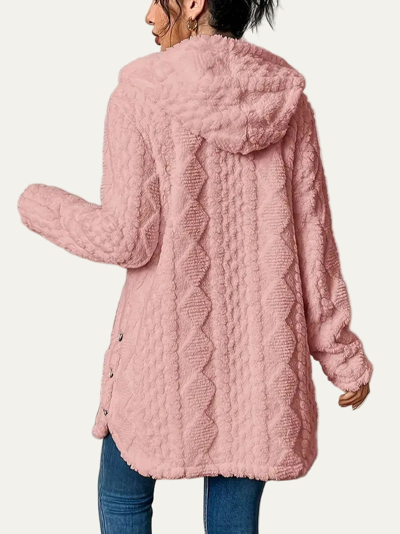 VogeLuxe | Women’s Quilted Hooded Longline Coat